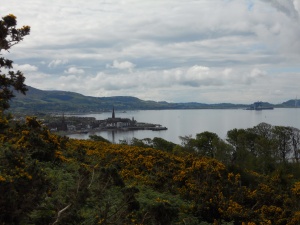 Looking back to Largs. 